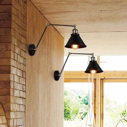 Alaine - Industrial Plug In Wall Sconce
